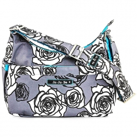 HoboBe Сумка для мамы через плечо на коляску - Charcoal Roses JuJuBe