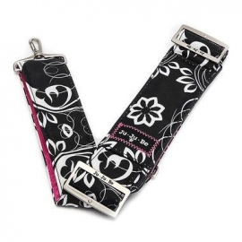 Ремень для сумки через плечо широкий текстильный с наплечником - shadow waltz JuJuBe