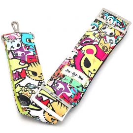 Ремень для сумки через плечо широкий текстильный с наплечником - tokidoki animalini JuJuBe