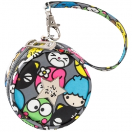 Paci Pod Контейнер для пустышек, футляр, круглая сумочка - hello kitty hello friends JuJuBe