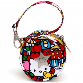 Paci Pod Контейнер для пустышек, футляр, круглая сумочка - Hello Kitty tick tok JuJuBe