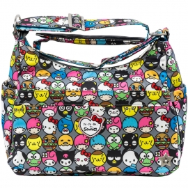 HoboBe Сумка для мамы через плечо на коляску - hello kitty hello friends JuJuBe