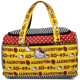 Starlet Сумка для ручной клади 43х28х25 складная женская - Hello Kitty Strawberry Stripes JuJuBe