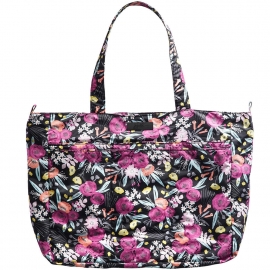 Super Be Сумка для детских вещей на коляску - Black And Bloom JuJuBe
