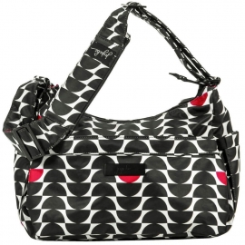 HoboBe Сумка для мамы через плечо на коляску - Onyx Black Widow JuJuBe