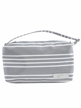 Be Quick Сумка косметичка Серая в полоску East Hampton JuJuBe