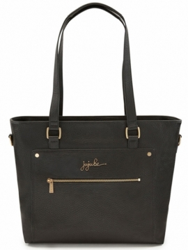 Everyday Tote Сумка для коляски из экокожи - Noir / Черная JuJuBe