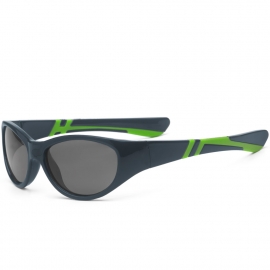 Солнечные очки для малышей Real Kids Discover 4-7 лет графит/лайм