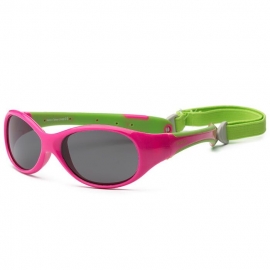 Очки с поляризацией Real Kids Explorer 4+ розовый/лайм