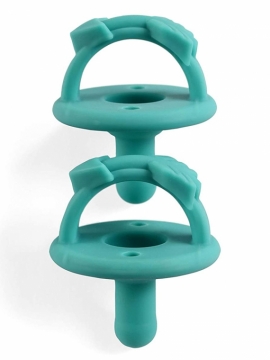 Itzy Ritzy (США) Пустышки силиконовые Peacock Blue Arrows