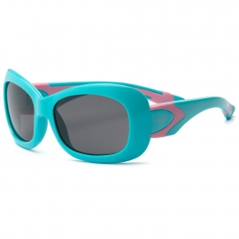 Детские солнцезащитные очки Real Kids 7+ Breeze для девочек аквамарин/розовые