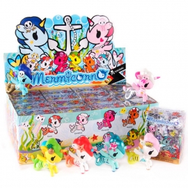 Бокс 16 штук игрушек сюрпризов Tokidoki Mermicorno