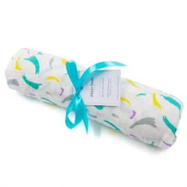 Муслиновая пеленка Adam Stork Sweety