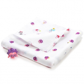 Двухслойное муслиновое одеяло Adam Stork Малышарики Ежик