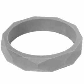 Itzy Ritzy (США) Силиконовый браслет Round Bangle Gray