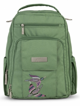 JuJuBe (США) Рюкзак для мамы, школьный Be Right Back Embroidered Jade