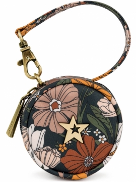JuJuBe (США) Контейнер для пустышек, футляр, круглая сумочка Paci Pod - Far Out Floral