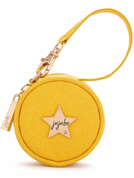 JuJuBe (США) Контейнер для пустышек, футляр, круглая сумочка Paci Pod Желтый - Golden Amber