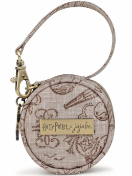 JuJuBe (США) Контейнер для пустышек, футляр, круглая сумочка Paci Pod - Catch the Golden Snitch