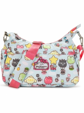 HoboBe Сумка для мамы через плечо на коляску - Hello Kitty Party in the Sky JuJuBe
