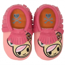 Itzy Ritzy (США) Пинетки из кожи натуральной Donutella (размер 0-6 мес.)