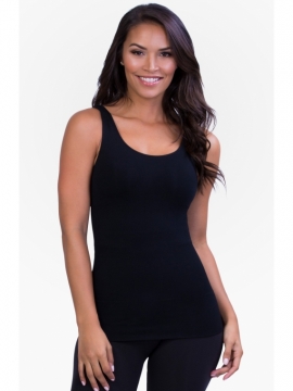 Belly Bandit (США) Майка утягивающая Mother Tucker Scoop Neck черный M (46-48)