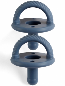 Itzy Ritzy (США) Пустышки силиконовые для мальчиков Синие Nautical Navy