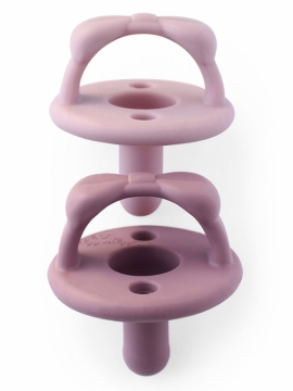 Itzy Ritzy (США) Пустышки силиконовые для девочек 0-6, 6-18 Орхидея / Сирень Orchid/Lilac