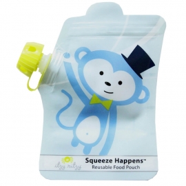 Многоразовые дой паки 2 шт. для пюре и смузи Itzy Ritzy Food Pouch Monkey
