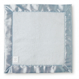 Комфортер платочек обнимашка Baby Lovie SwaddleDesigns плюшевая нежность WH w/Blue Satin