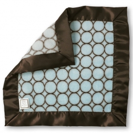 Комфортер платочек обнимашка Baby Lovie SwaddleDesigns плюшевая нежность Blue w/BR Mod C