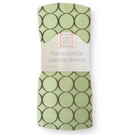 SwaddleDesigns (США) Муслиновая пеленка Маркизет Lime w/BR Mod C