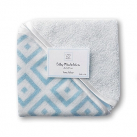Детские мочалки SwaddleDesigns Washcloth set Blue w/BR Mod S