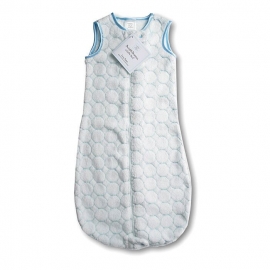Детский спальный мешок SwaddleDesigns zzZipMe 3-6 М Pstl Blue Puff C