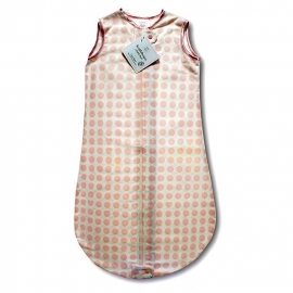 Спальный мешок для детей SwaddleDesigns TOG 0.7 zzZipMe Sack 6-12 M - Organic Flannel PP Dots & Hearts