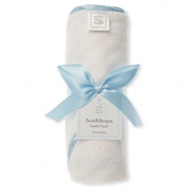 Полотенце для новорожденного Hooded Towel SwaddleDesigns WH w/BL Mini Mod