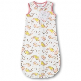 Спальный мешок для новорожденного SwaddleDesigns zzZipMe Sack 3-6M Flannel Pink Paisley