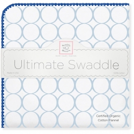 Фланелевая пеленка Organic IV w/Blue Mod C