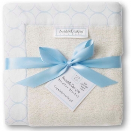 Плед для новорожденного Organic Stroller Blanket Ivory w/PB Mod C