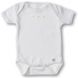 SwaddleDesigns (США) Боди для новорожденных 6-12 мес. с коротким рукавом White w/KW Dots