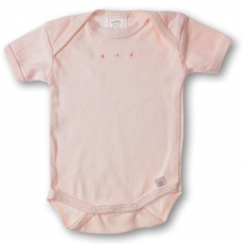 SwaddleDesigns (США) Боди для новорожденных 6-12 мес. с коротким рукавом Lt Pink w/PP Dots