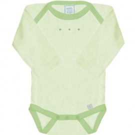 Боди с длинным рукавом 0-3 мес Kiwi/Pure Green