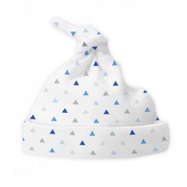 Шапочка Knotted Hat Tiny Triangle Shimmer Blue