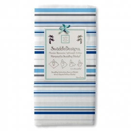 Пеленка детская тонкая SwaddleDesigns Маркизет TB Stripes