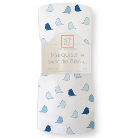 Пеленка детская тонкая SwaddleDesigns Маркизет TB Lt. Chickies