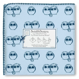 Фланелевая пеленка для новорожденного SwaddleDesigns TB Owls