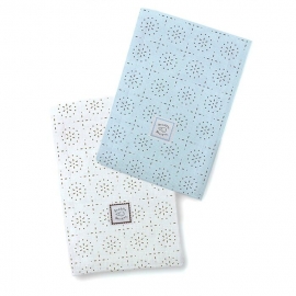 Полотенчики SwaddleDesign Baby Burpie Set PB/TG Sparklers