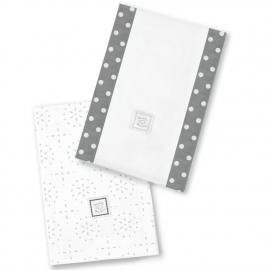 SwaddleDesigns (США) Муслиновые салфетки для новорожденных Sterling Sparklers