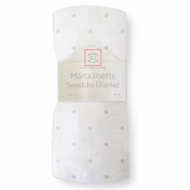 Пеленка детская тонкая SwaddleDesigns Маркизет BL/Sterling Lt Dot