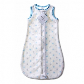 Детский спальный мешок SwaddleDesigns zzZipMe 3-6 М PB & Sterling Dot